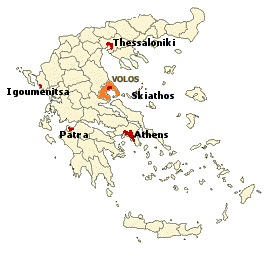greece pelion magnesia map prefecture discover
