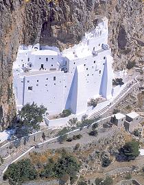 Panagia Hozoviotissa Monastery in Amorgos Greece