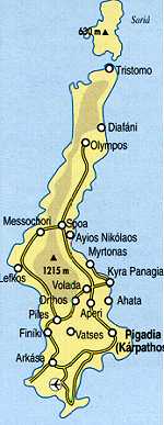 Karpathos Map