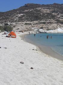 Prassa beach Kimolos Greece
