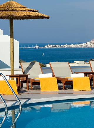 Mediterranean Hotel in Naxos Island Greece