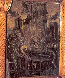 Kimisis icon by Domenikos Theotokopoulos (EL GRECO) - Kimisis Church