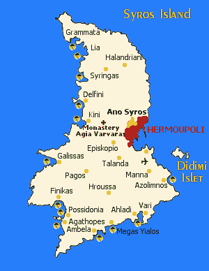 Syros Map