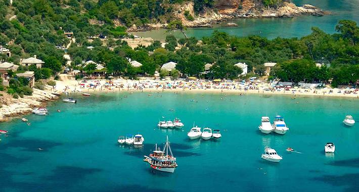 Excellent beach on Thassos Island